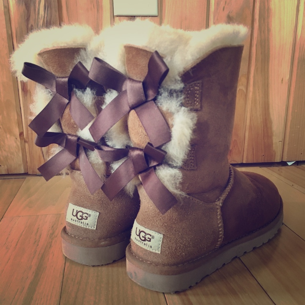 Womens UGG boots with bows